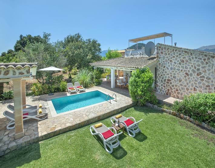 Finca für Gruppen für 6 Personen, mit Balkon und Terrasse sowie Garten und Ausblick in Pollença - 3