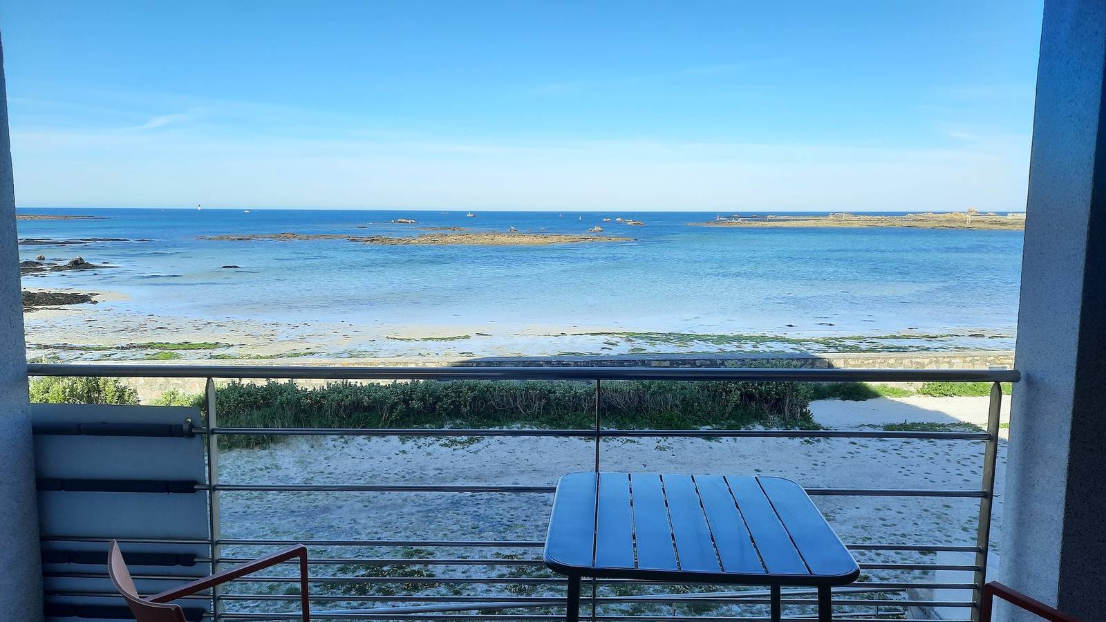 Ganze Wohnung, Rêve Bleu – Terrasse mit 180°-Meerblick, 1 Sz, 2 Pers. in Penmarc'h, Quimper und Umgebung