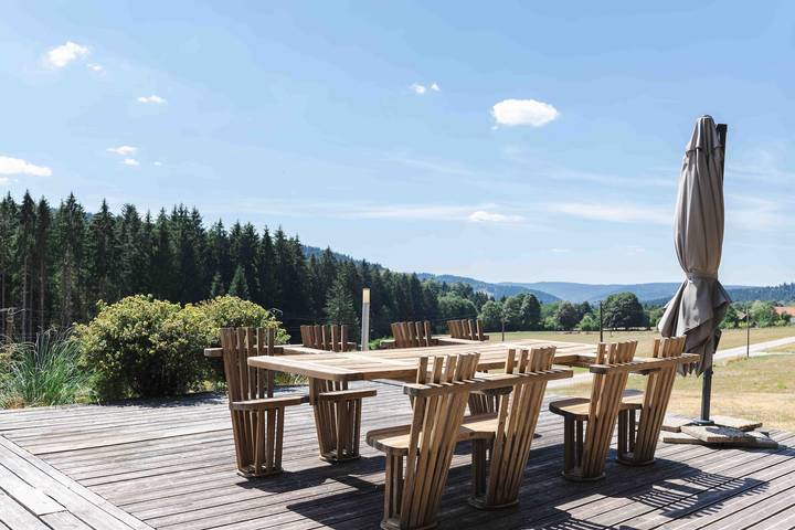 Chalé 'L'Alpage' com vista montanha, sauna e jacuzzi in Liézey, Parc naturel régional des Ballons des Vosges