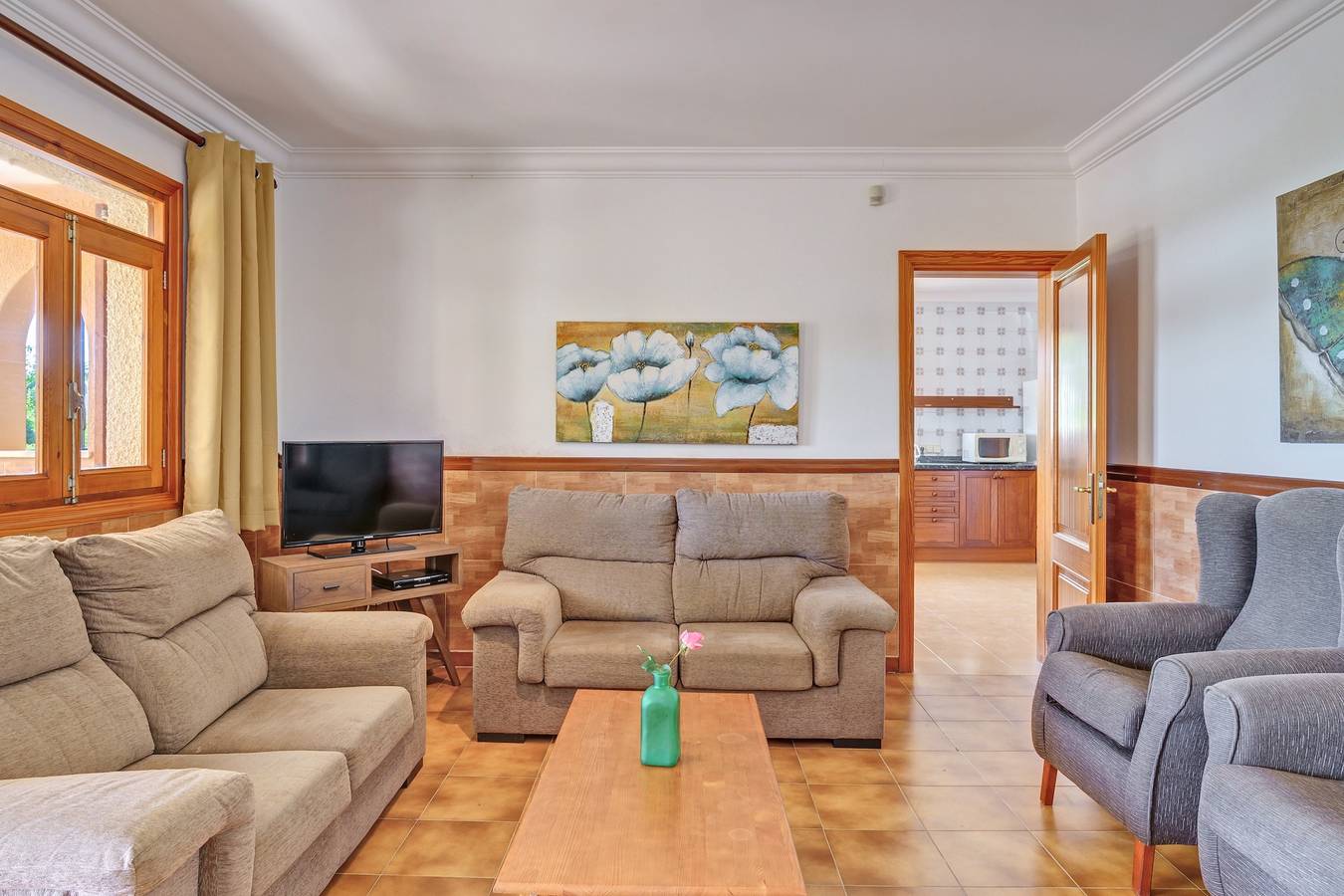 Feriehus for 10 personer med balkon in Port de Pollença, Pollença
