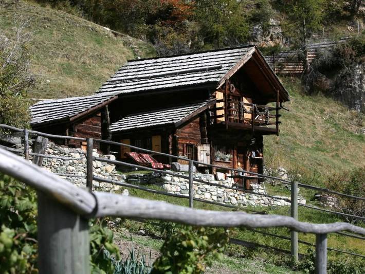 Ferienhaus für 2 Personen, mit Garten in Anniviers