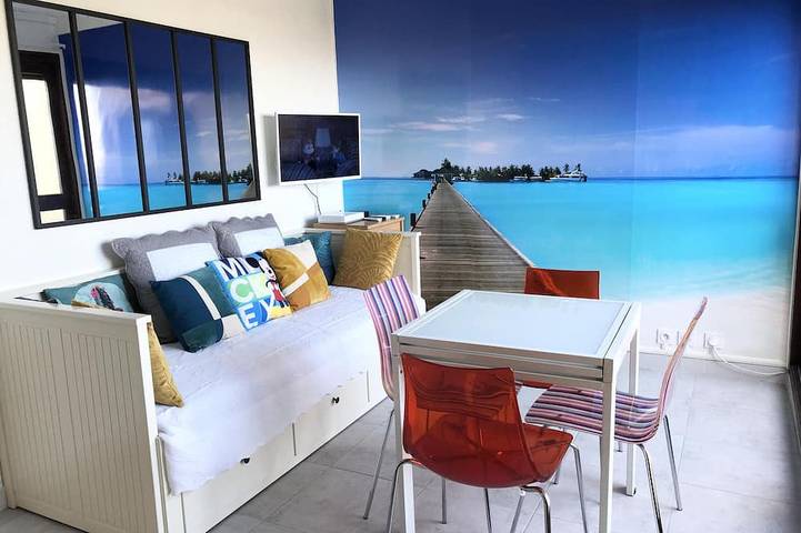 Barcaresa-La Perle Sea View Waterfront Air Conditioning WIFI in Port Leucate, Leucate