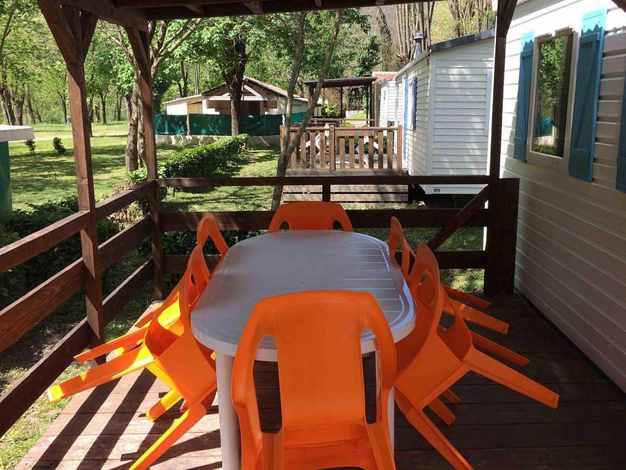 Camping Les Gorges de l'Herault - Mobilheim 6 personen in Sumène, Cevennen