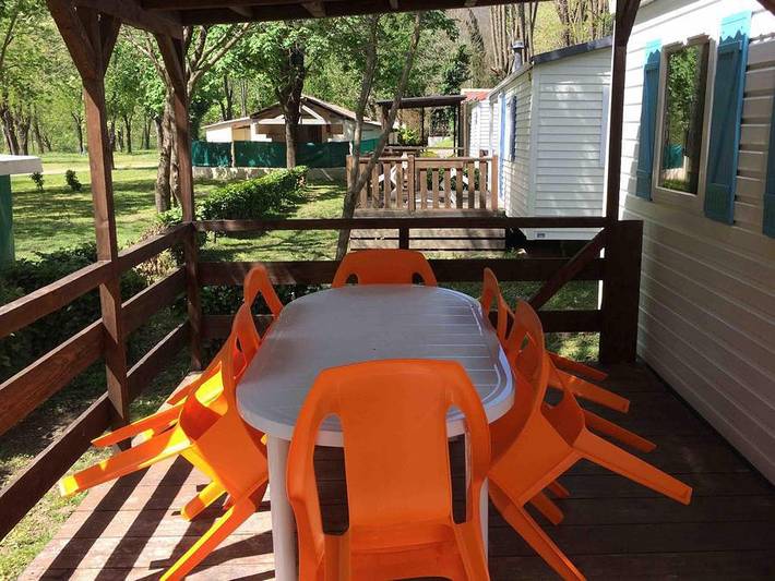 Camping Les Gorges de l'Herault - Mobilheim 6 personen in Sumène, Cevennen