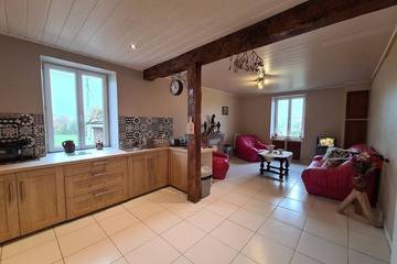 Gîte pour 6 personnes, avec jardin à Orsennes