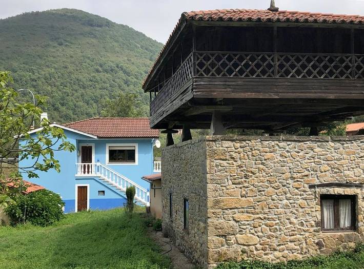 Apartamento para 5 personas, con vistas y jardín, Se admiten mascotas en Belmonte de Miranda