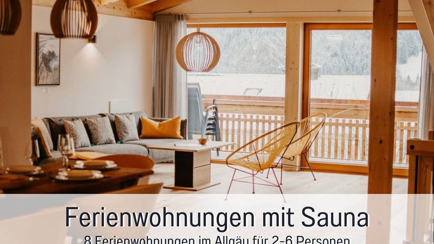 Ferienwohnung für 6 Personen, mit Garten und Sauna, kinderfreundlich in Bad Hindelang