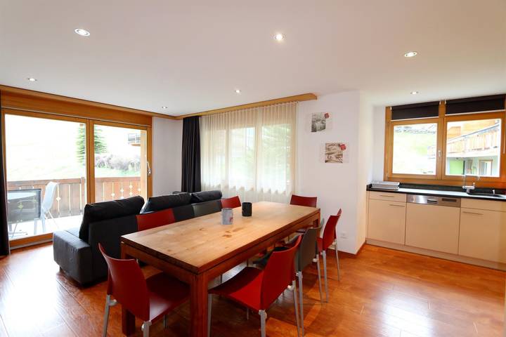 Ganze Ferienwohnung, 6-Bettwohnung Nr. 2 in Saas-Fee, Walliser Alpen