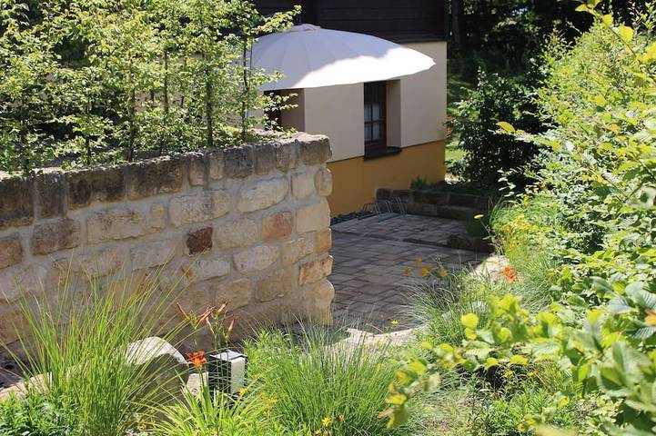 Appartement entier, Appartement avec terrasse, au coeur des montagnes de grès de l'Elbe, idéal pour la randonnée in Porschdorf, Bad Schandau