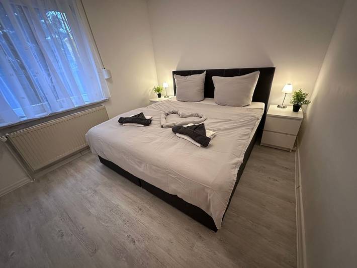 Ferienwohnung für 3 Personen, mit Terrasse und Garten sowie Ausblick in Bad Doberan