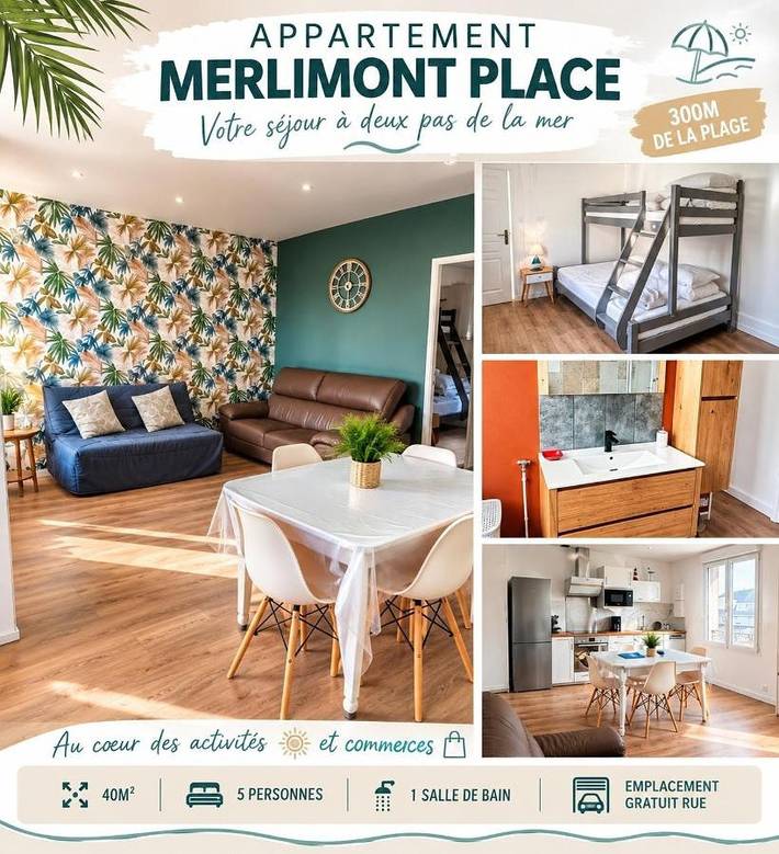 Gîte pour 5 personnes dans Office De Tourisme De Merlimont