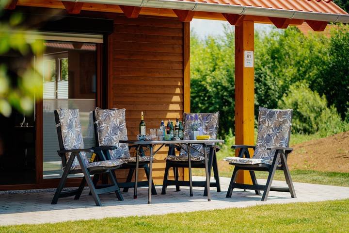 Ferienhaus für 6 Personen, mit Terrasse und Garten sowie Ausblick in Sachsen-Anhalt