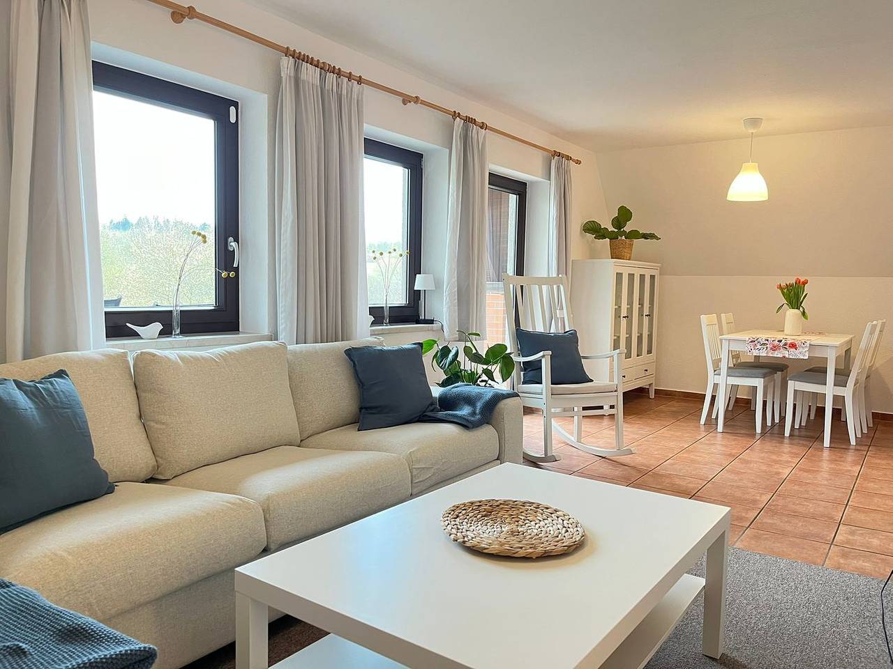 Finnhaus Anke - Ferienhaus für 4 Personen im Feriendorf am Vogelpark Marlow in Marlow, Vorpommern-Rügen