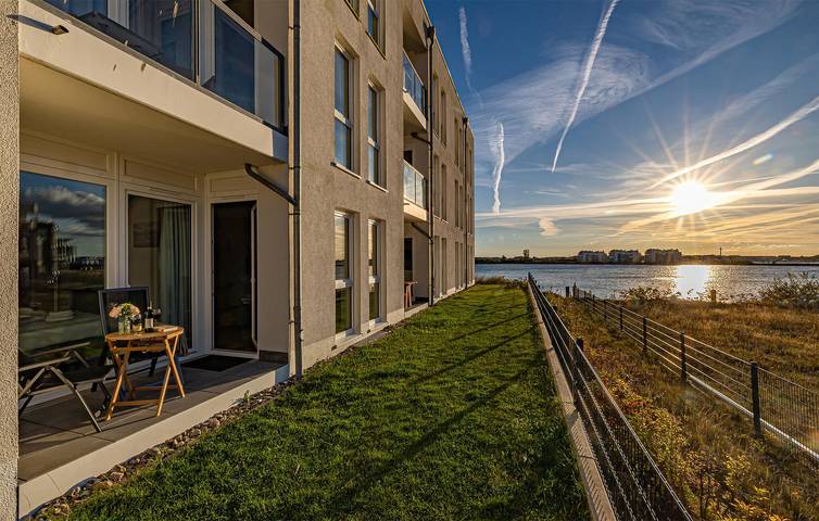 Ferienwohnung für 4 Personen, mit Sauna und Terrasse sowie Pool und Garten in Olpenitz