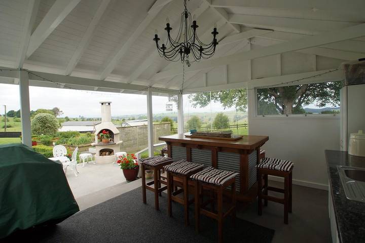 Cottage for 3 people, with garden and balcony in Waikato