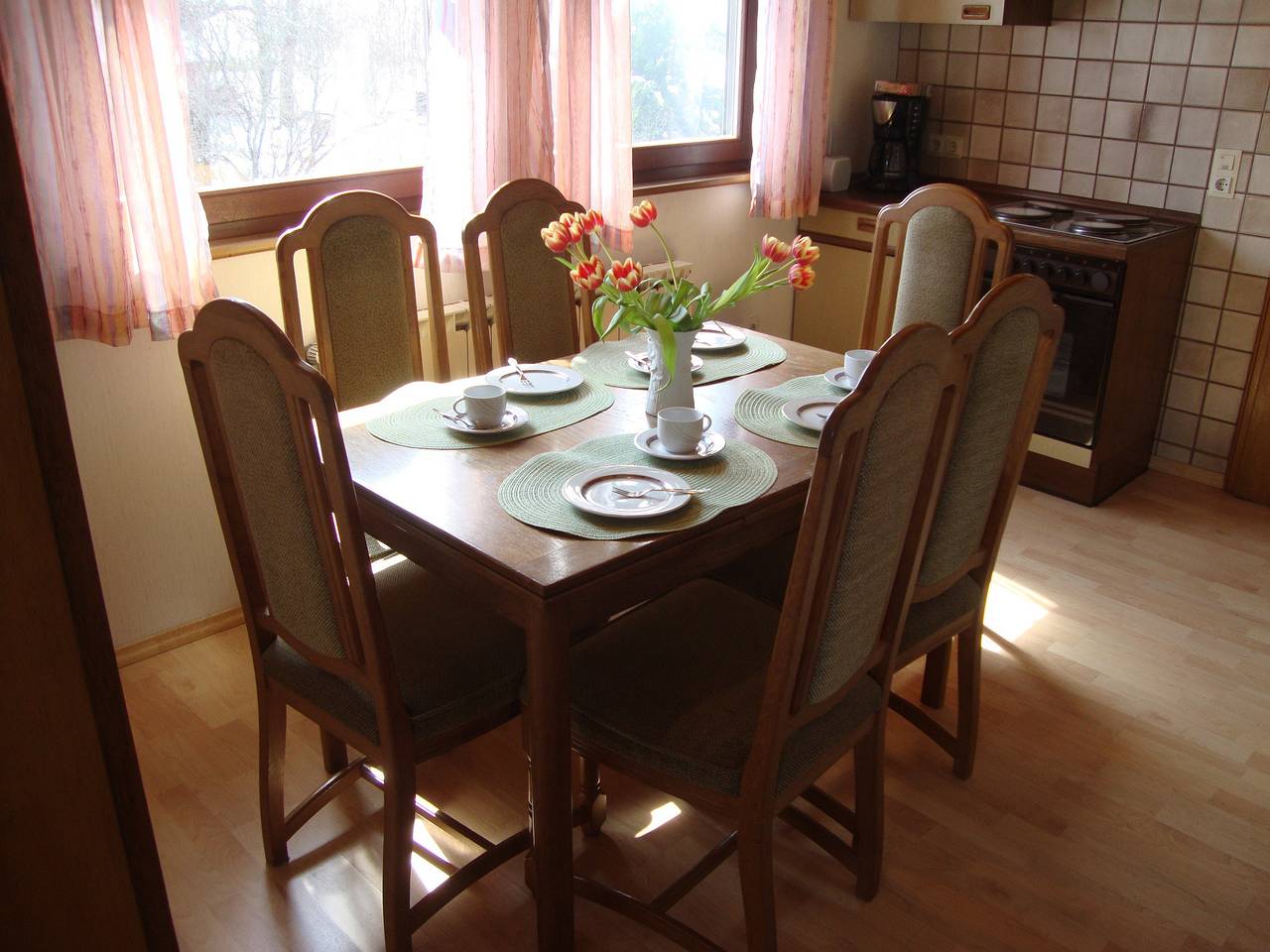 Haus Reif - Ferienwohnung mit überdachtem Balkon in Dombühl, Romantische Straße