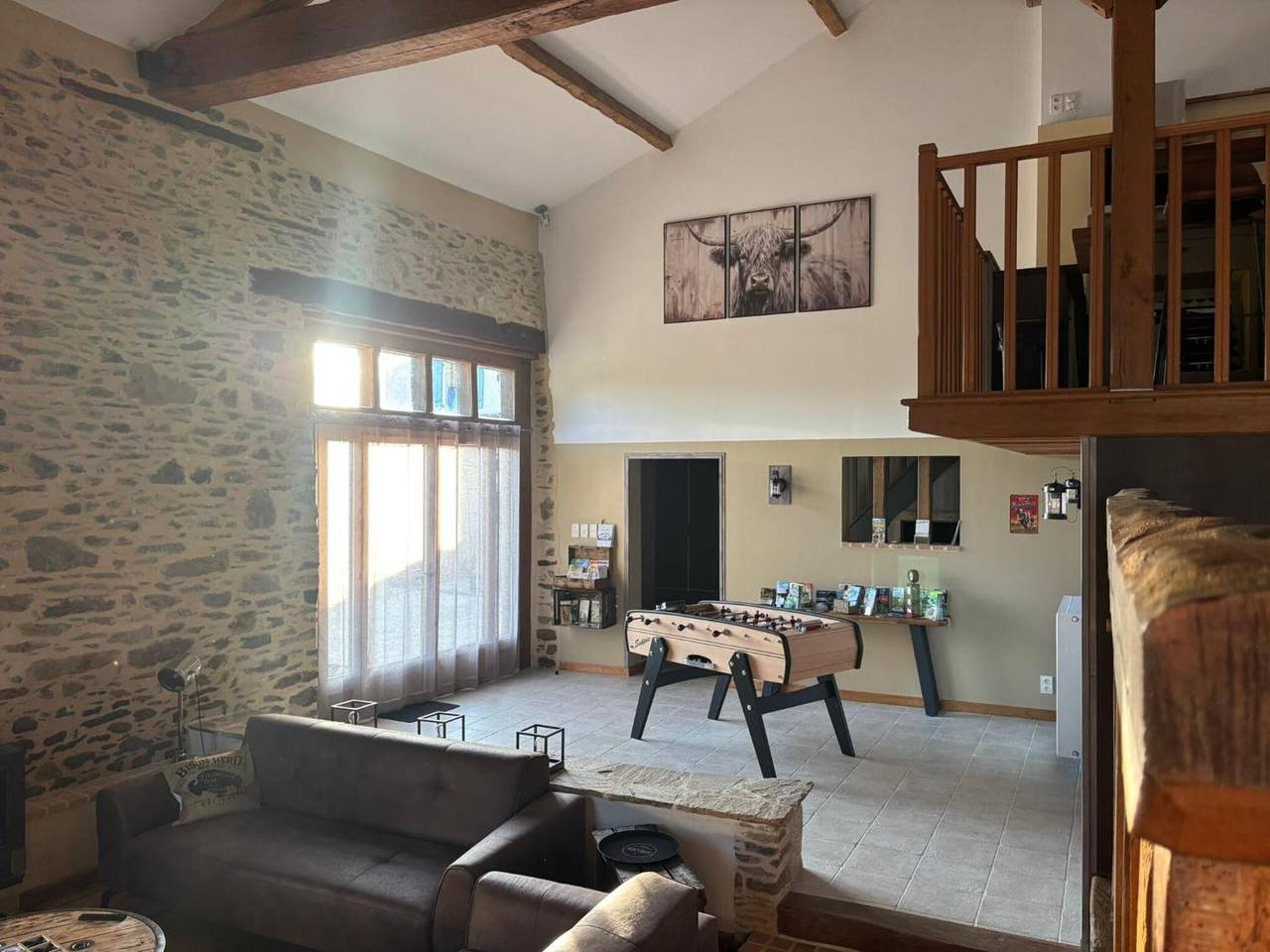 Maison de campagne « Le Ranch Des Ours » avec piscine privée, terrasse et Wi-Fi in Champsac, Parc naturel régional Périgord-Limousin