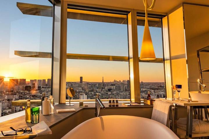 Hôtel pour 2 personnes, avec vue ainsi que terrasse et sauna