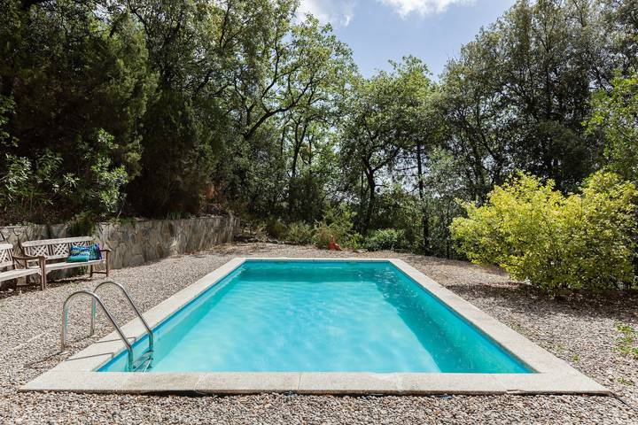 Casa vacanze 'Casa en el Montseny' con piscina privata, vista montagna e giardino in Sant Pere de Vilamajor, Barcellona entroterra