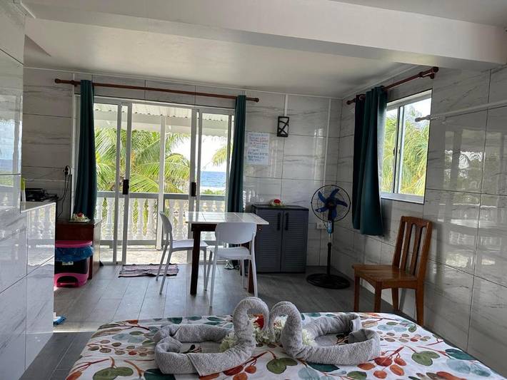 Gîte pour 3 personnes, avec vue ainsi que balcon et jardin dans Rangiroa - 4