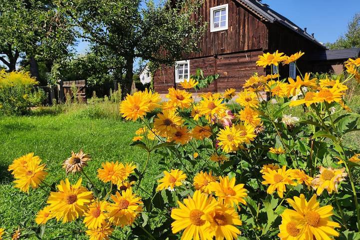 Ferienhaus für 9 Personen, mit Garten