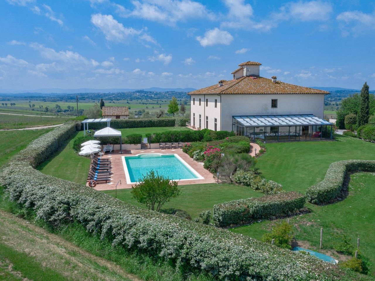 Ferienvilla 'Michelangelo' mit privatem Pool in Fattoria, Castiglion Fiorentino