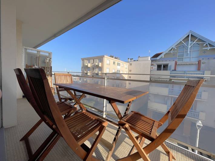 Gîte pour 4 personnes, avec balcon dans Port d'Arcachon