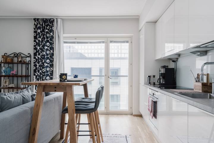 Ganze Wohnung, Bright & Modern 1Br Apt in Mall of Tripla in Helsinki, Uusimaa