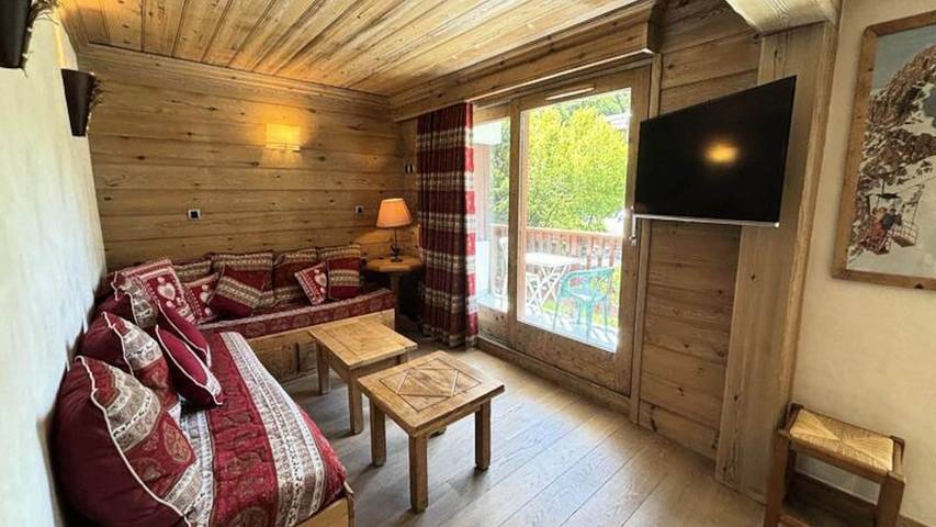 Gîte pour 7 personnes, avec balcon dans Patinoire De Meribel - 4