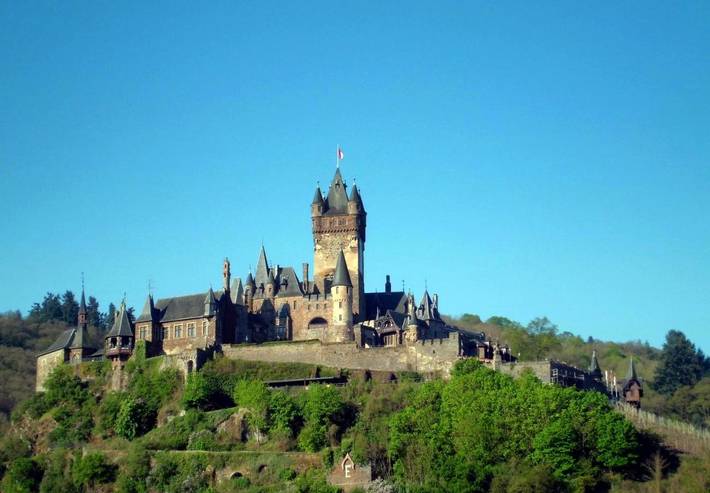 Ferienwohnung für 4 Personen, mit Ausblick in Reichsburg Cochem