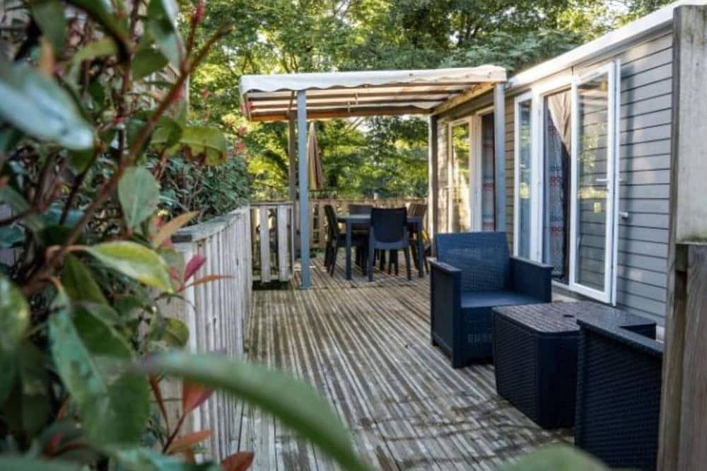 Mobilheim in Espelette für 5 Pers. mit Terrasse in Espelette, Bayonne und Umgebung