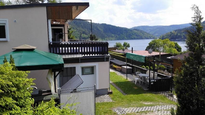 Ferienwohnung für 2 Personen, mit Terrasse und Seeblick sowie Sauna und Garten in Ostthüringen - 4
