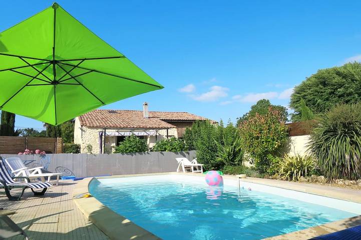 Maison de vacances pour 5 personnes, avec jardin et piscine