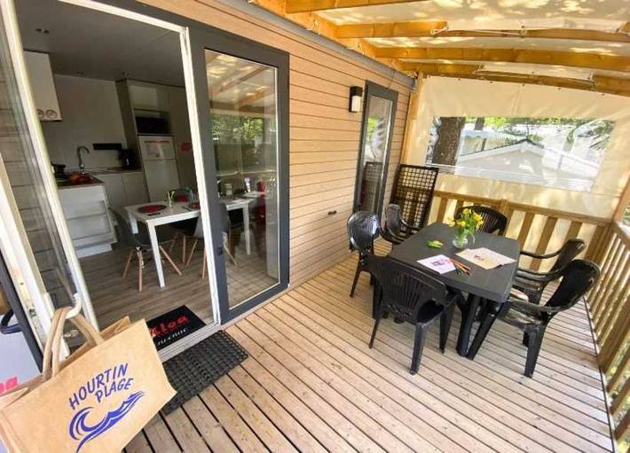 Camping voor 4 personen, met kinderzwembad in Hourtin