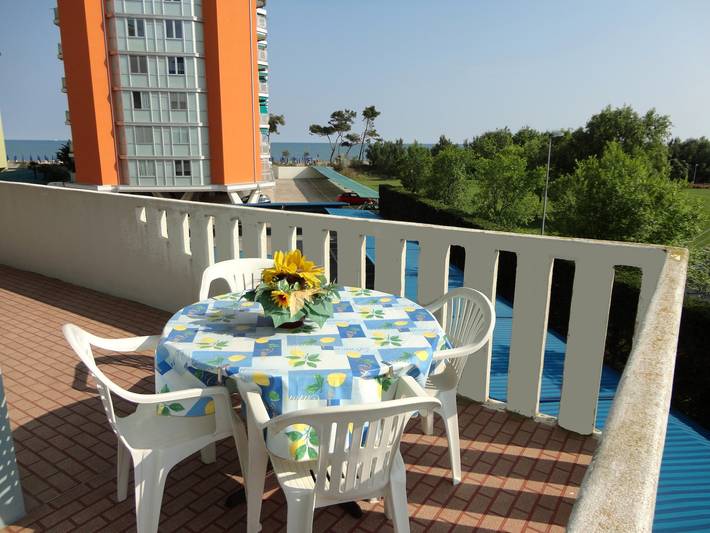 Appartement de vacances pour 7 personnes, avec vue sur l’océan et balcon/terrasse, animaux acceptés - 1