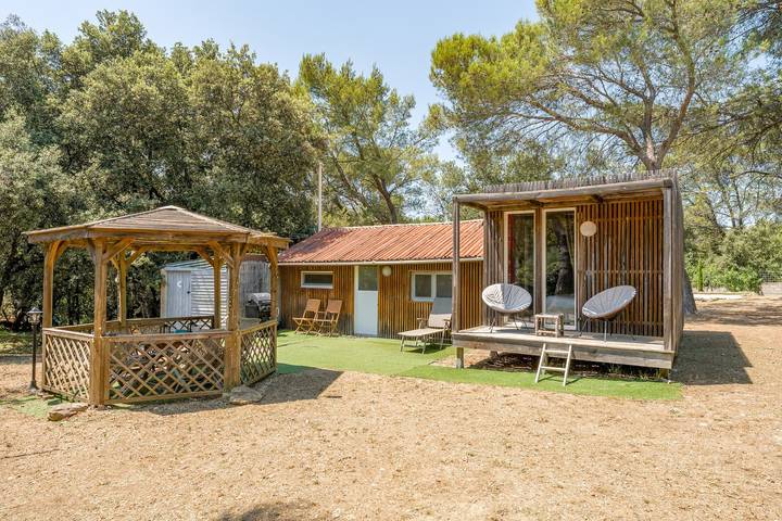 Maison de vacances pour 6 personnes, avec jardin dans le Gard