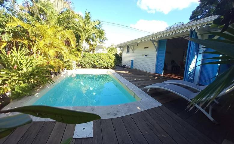 Gîte pour 4 personnes, avec piscine ainsi que jardin et vue, animaux acceptés dans Saint-Louis (Marie-Galante) - 4