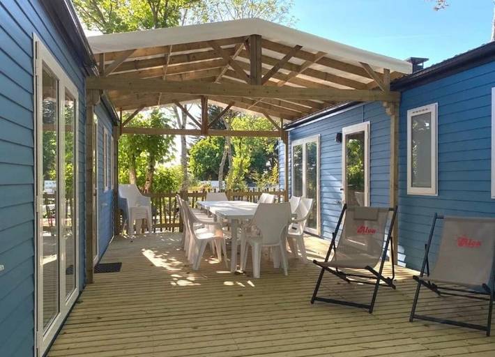Mobil home pour 12 personnes, avec bassin pour enfant dans Plage De Treherve - 3