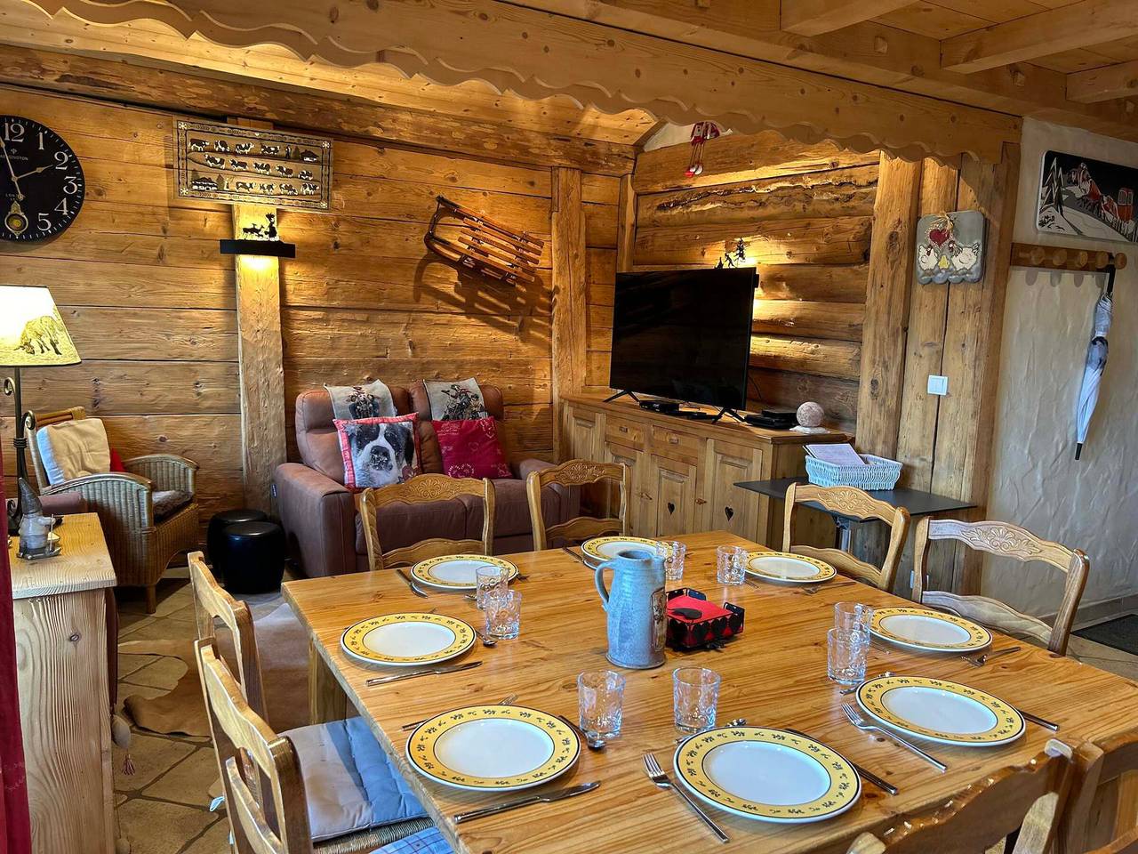 Appartement entier, Appartement Duplex, 6 Couchages, Proche Pistes Perrières, Balcon et Confort Moderne in Les Gets, Région de Bonneville