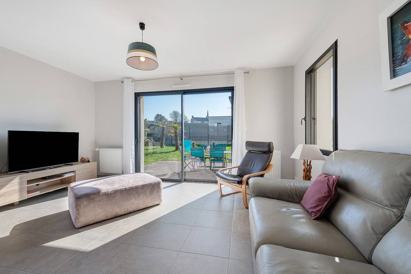 Maison de Vacances Ty Cath - En Bord De Mer, Terrasse, Jardin et Wi-Fi in Guissény, Région de Brest