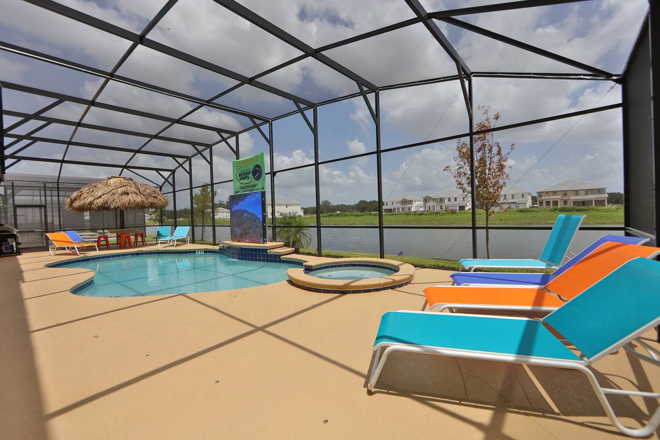 Luxury 14 Bed Home Near Disney, Orlando Mansion 6220 in Condado de Osceola
