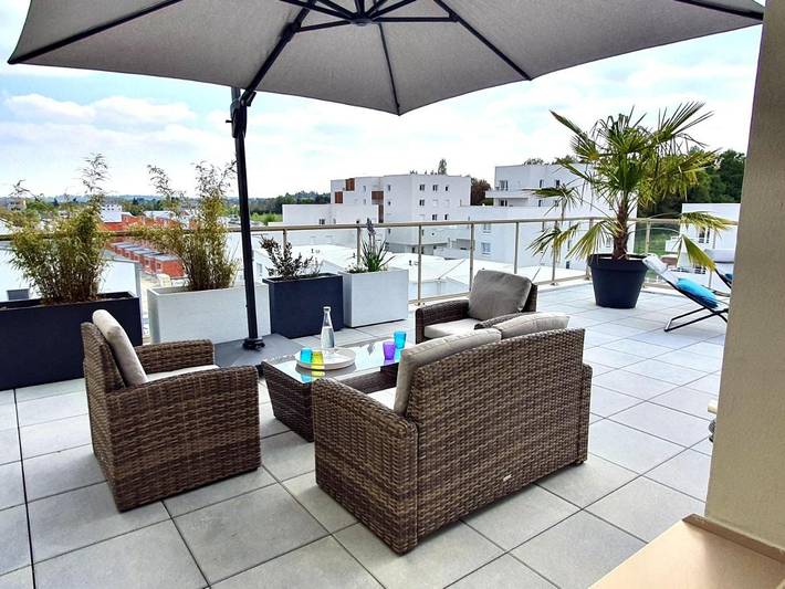 Appartement de vacances pour 4 personnes, avec Terrasse à Cesson-Sévigné