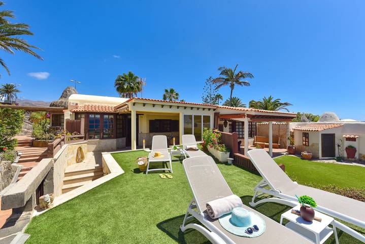 Ferienwohnung für 8 Personen, mit Terrasse und Garten sowie Pool in San Bartolomé de Tirajana - 4