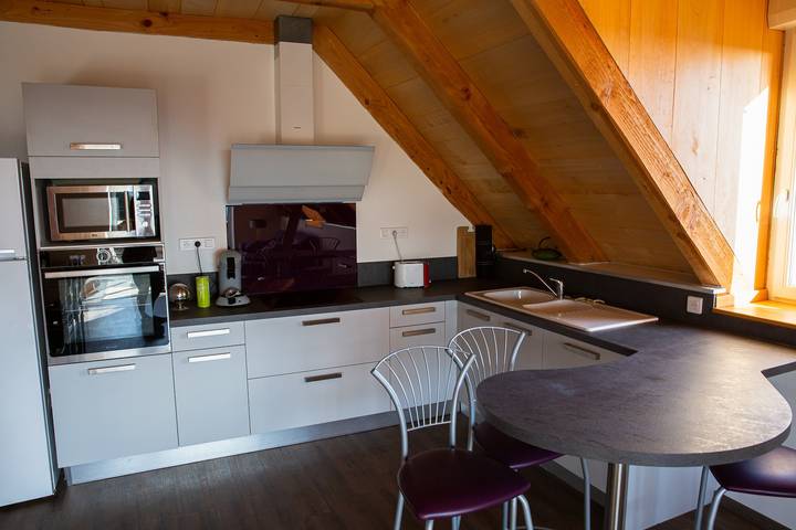 Ganze Wohnung, Charmante Wohnung in Saint-Côme-d'Olt - 80 m² mit Balkon in Saint-Côme-d'Olt, Parc naturel régional de l'Aubrac