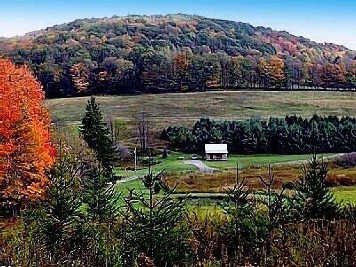 Log cabin for 2 people, with terrace and yard as well as hot tub in West Virginia
