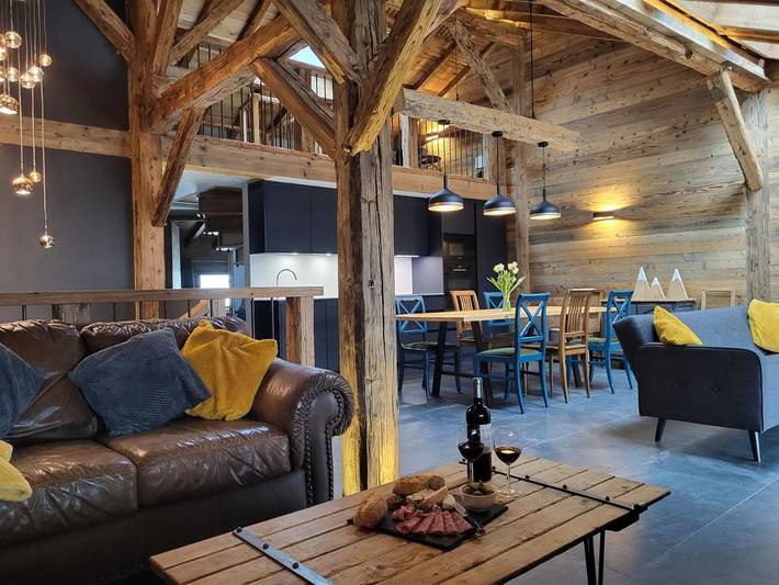 Location de vacances pour 6 personnes, avec Balcon et Vue à La Côte-d'Arbroz