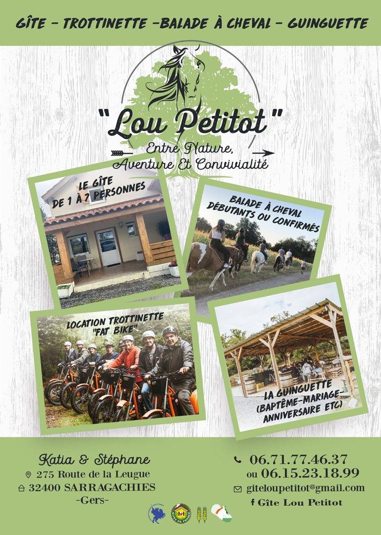 Lou Petitot - Gîte à la ferme vue sur lac et chevaux in Sarragachies, Gers