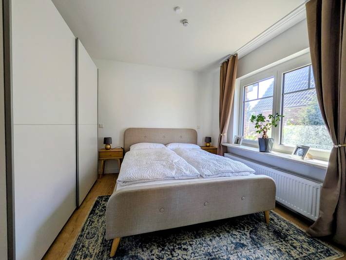 Ferienhaus „Siedlerhaus 54“ mit privater Terrasse, Garten und Wlan in Lohe-Rickelshof, Heide und Umgebung