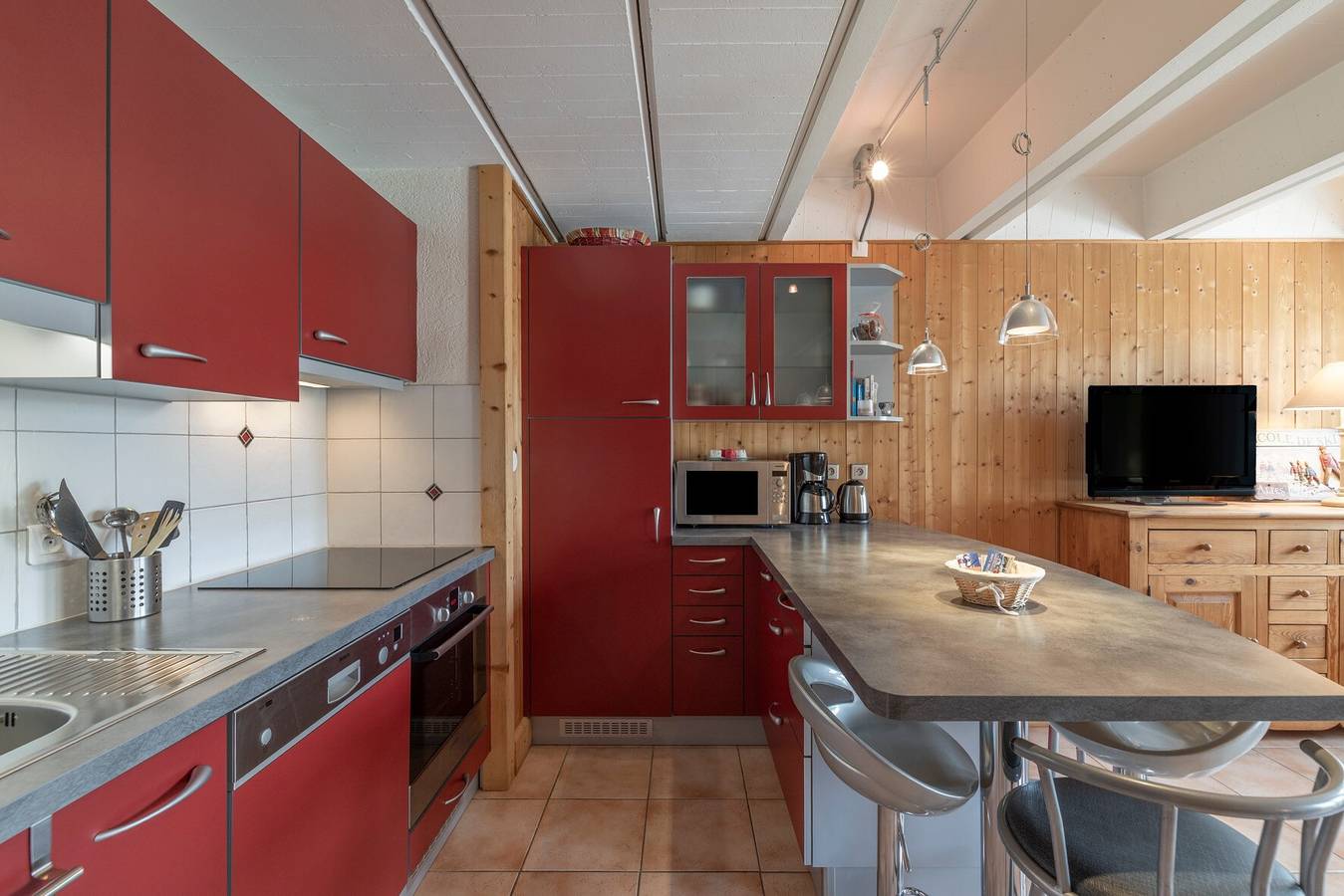 Ganze Wohnung, Appartement „Flaine Studio J3“ mit Bergblick, Balkon und Wlan in Flaine, Arâches-la-Frasse