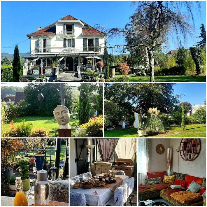 Chambre d’hôte pour 2 personnes, avec Terrasse et Jacuzzi ainsi que Jardin et Piscine